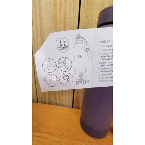 TYLT Bottle 2.0 with Portable Power Bank and Wireless Charger - Picture 4 of 16